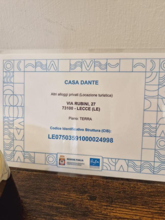 فيلا Casa Dante Deliziosa Casa A Due Passi Dal Centro ليتشي المظهر الخارجي الصورة